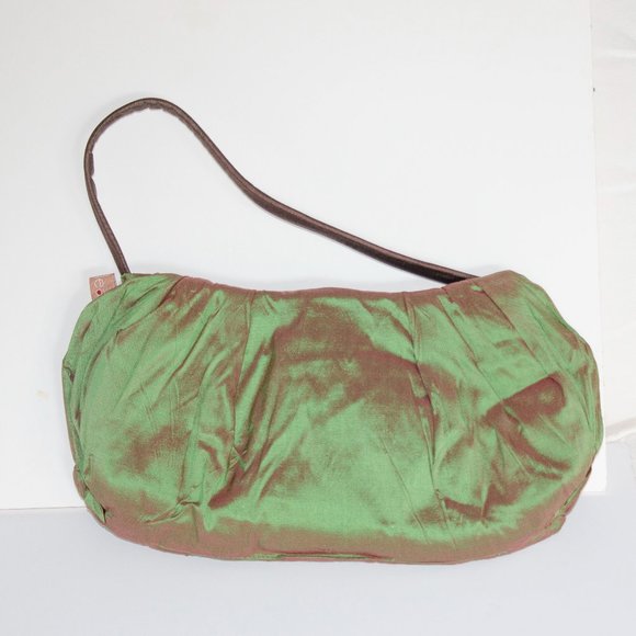 Unique Iridescent Green and Brown Shiraleah Purse - Picture 2 of 5